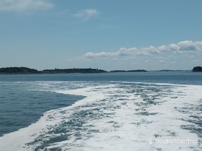 castle island harbor view boston